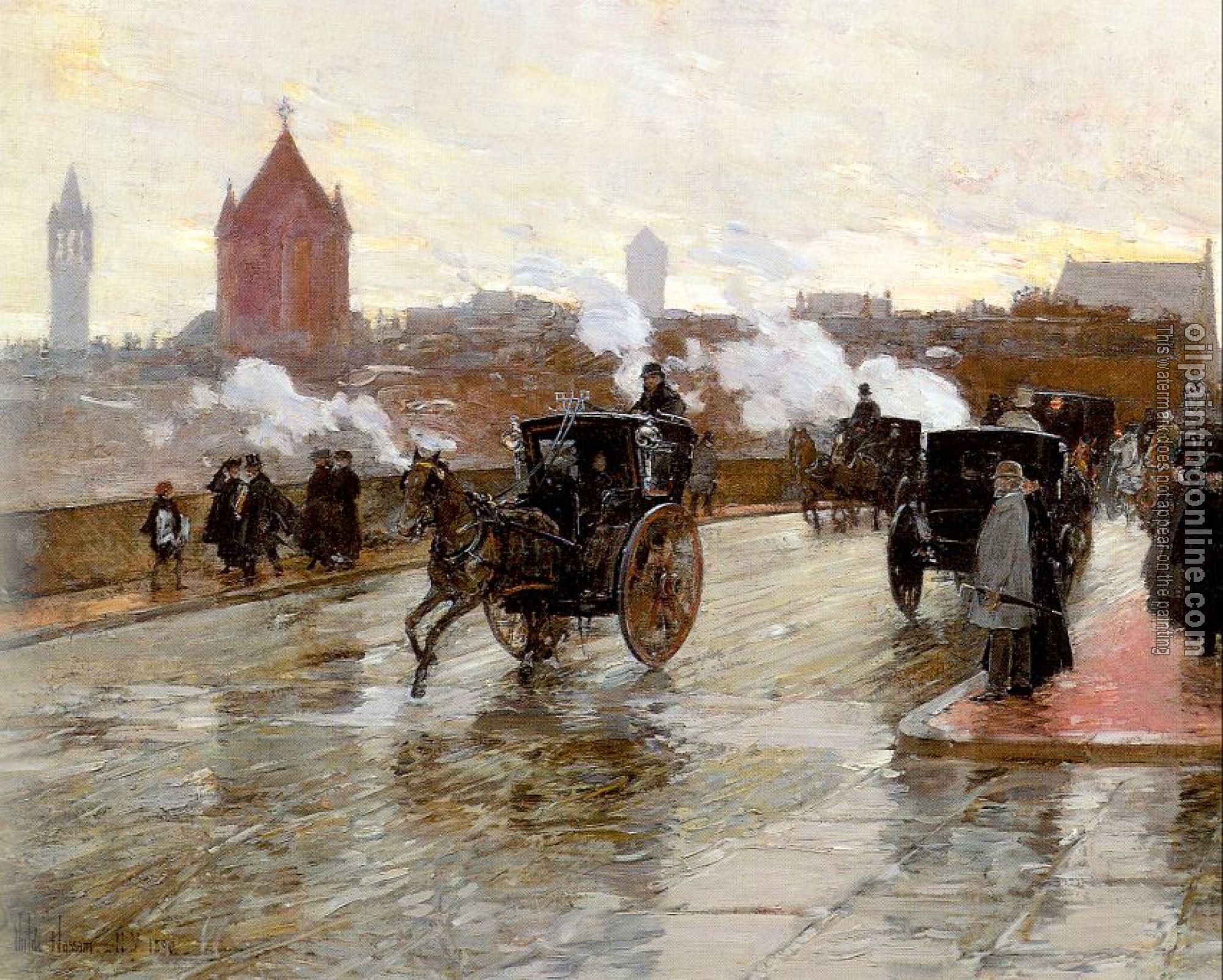 Hassam, Childe - Oil On Canvas